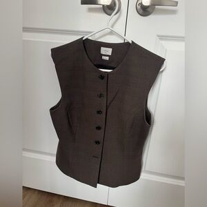 Wilfred Duet Vest - Twill Brown